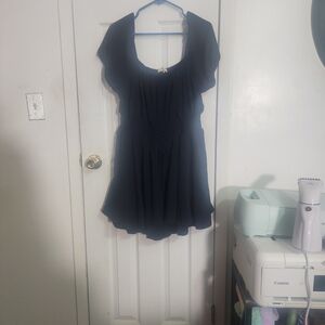 Navy Blue Elegant Romper Size 3X